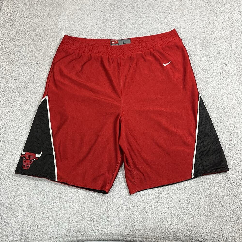 Chicago Bulls Shorts Mens Large Nike Team Vintage Reversible Basketball NBA 90s